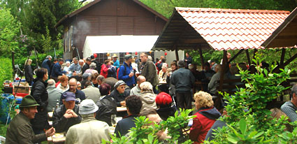 NaturFreunde Hellmühle Biesenthal Fest beim NaturFreundeHaus