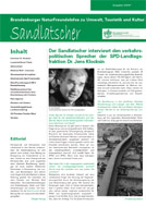 NaturFreunde Sandlatscher Ausgabe 02/2007